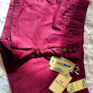 high waisted shorts